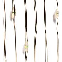 40ct. Turquoise Silver Wire LED String Lights by Ashland®