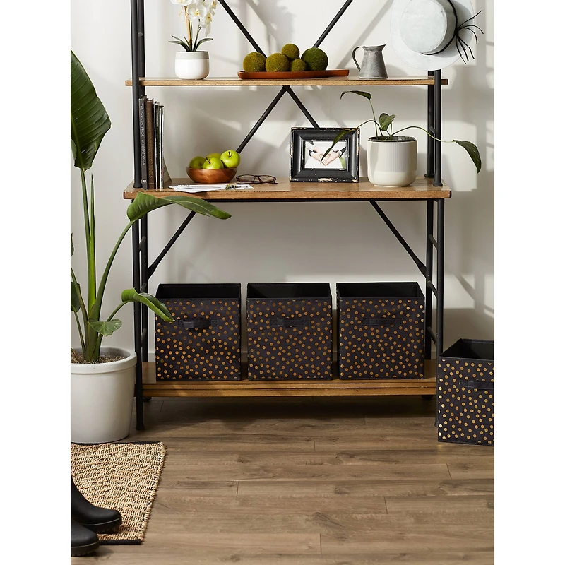 DII® 11" Nonwoven Polyester Small Dots Storage Cubes