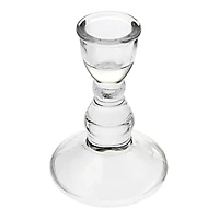 12 Pack: 3.5" Glass Taper Candle Holder by Ashland®