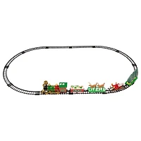 22-Piece Lighted & Animated Christmas Train Set