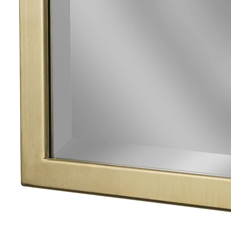 Head West Classic Gold Metal Framed Wall Mirror - 30" x 24"