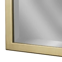 Head West Classic Gold Metal Framed Wall Mirror - 30" x 24"