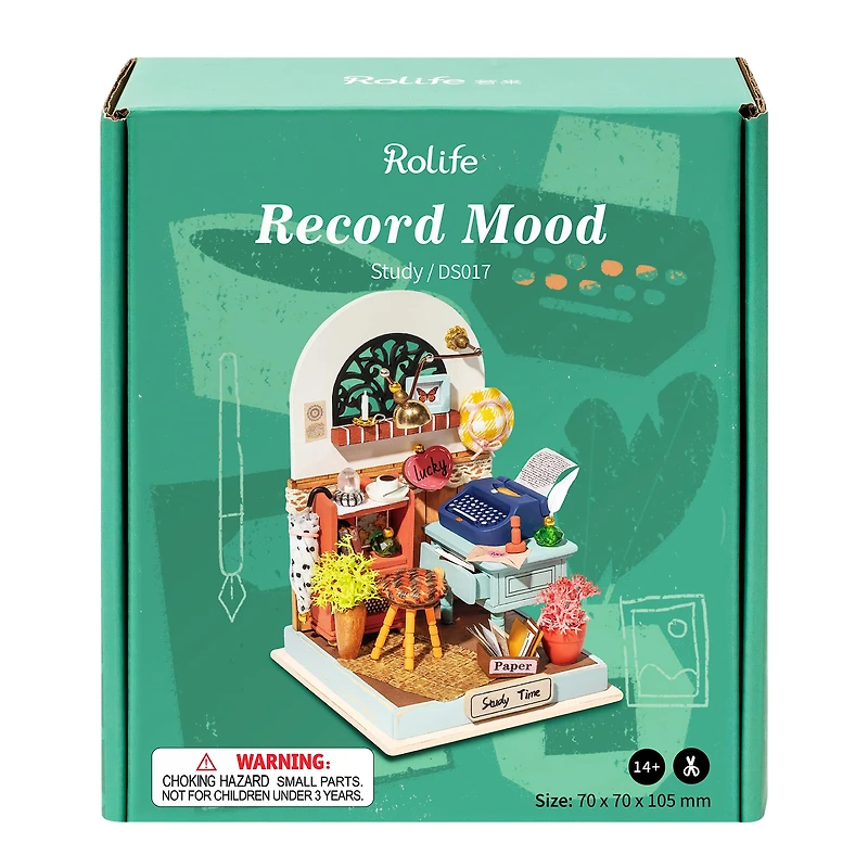 Rolife® Record Mood DIY Miniature Kit