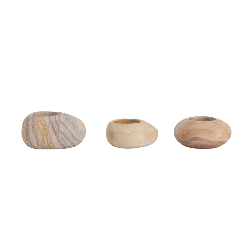 Hello Honey® Sandstone Tealight Holder Set