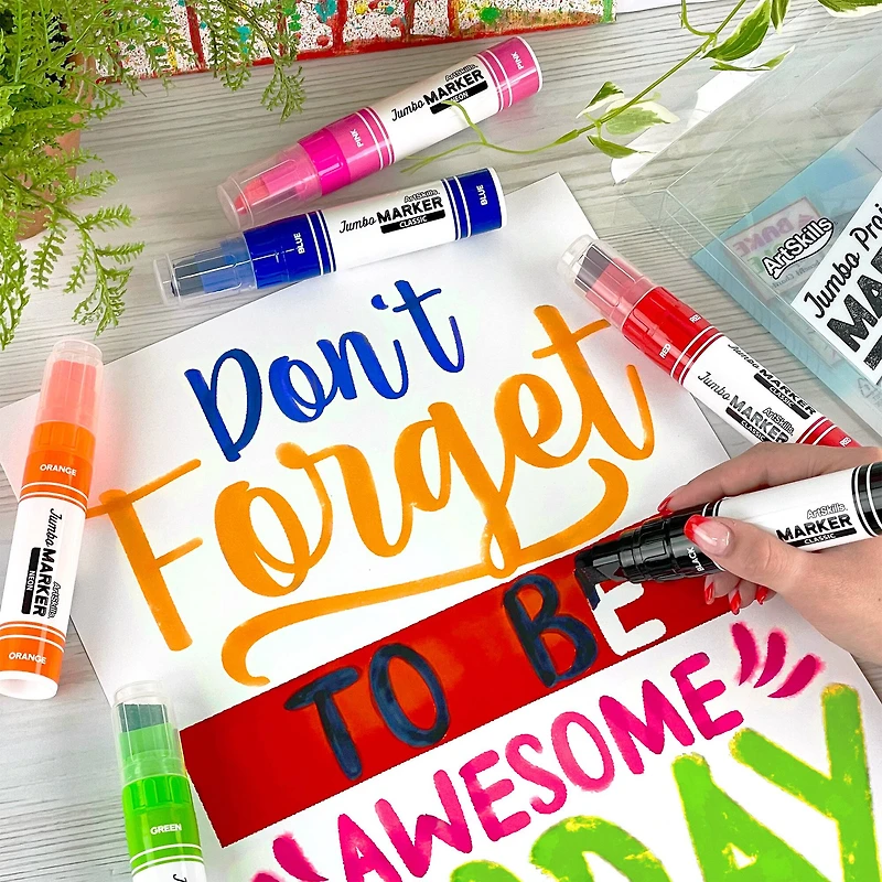 ArtSkills® Jumbo Chisel Tip Markers for Signs & Projects