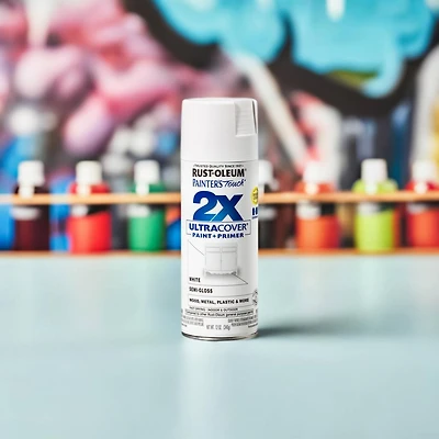 Painter's Touch® 2X Ultra Cover® White Semi-Gloss Spray Paint