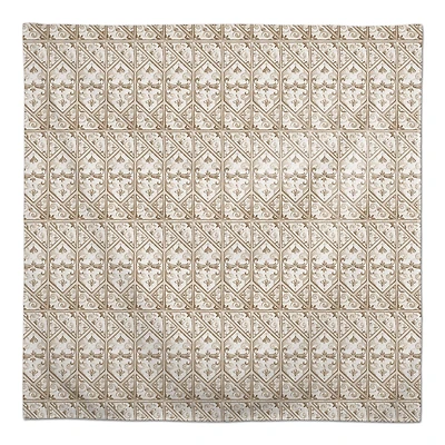 58" Regal Cream Pattern Tablecloth