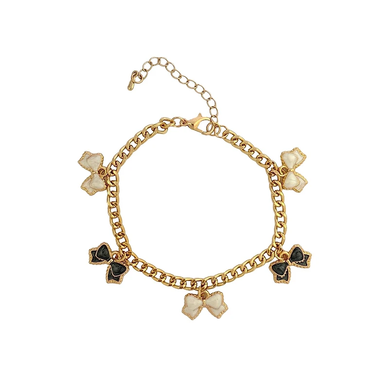 Blue Moon Studio™ Black Metal Bow Charms, 4ct.