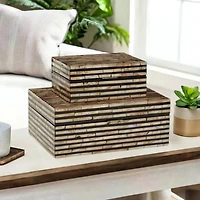 Black Mother of Pearl Coastal Box Set