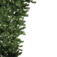 6.5ft. Pre-Lit Upside Down Spruce Artificial Christmas Tree, Warm White LED Lights