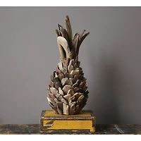 Hello Honey® 16.5" Driftwood Pineapple Tabletop Accent