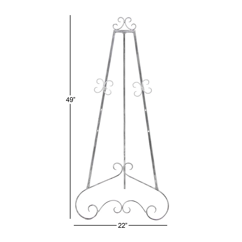 48'' Gray Iron Traditional Easel