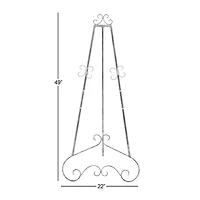 48'' Gray Iron Traditional Easel