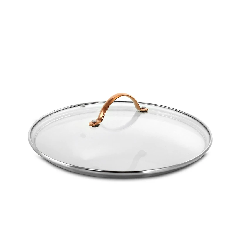 Oster Allsberg 3.5qt. Aluminum Sauté Pan With Lid Set & Bronze Handles