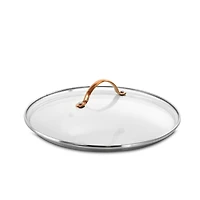 Oster Allsberg 3.5qt. Aluminum Sauté Pan With Lid Set & Bronze Handles