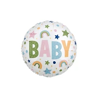 18" Satin Natural Baby Foil Balloon