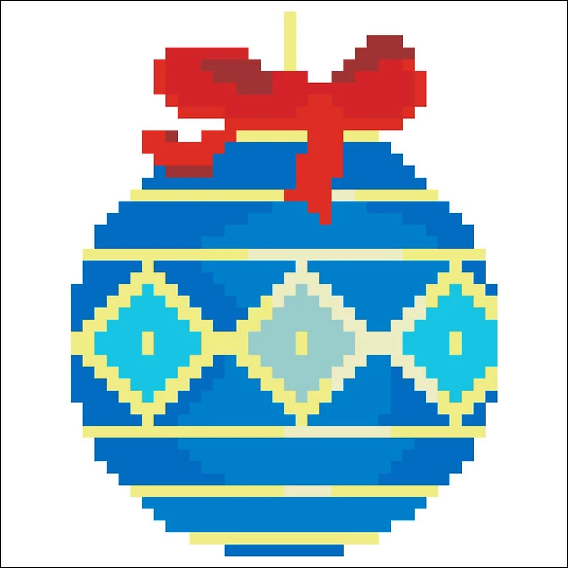 Diamond Dotz® Beginner Blue Bauble Decorative Mini Pillow Kit