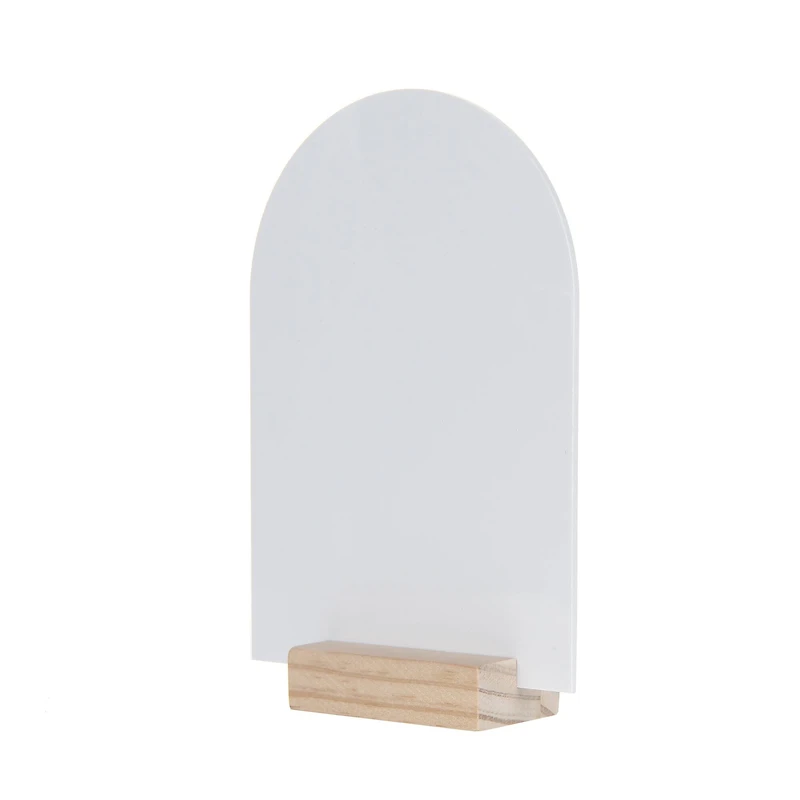 7.5" Acrylic Sign with Wood Stand by Make Market®