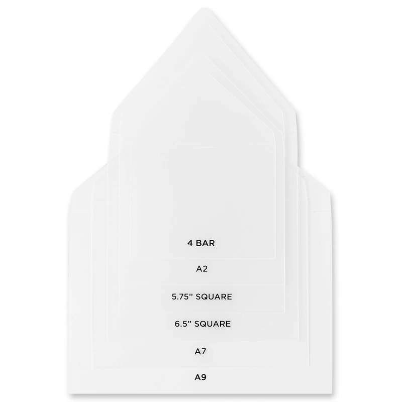 12 Packs: 6 ct. (72 total) Envelope Liner Templates by Recollections™