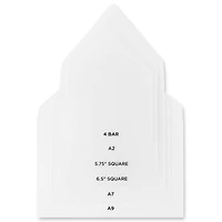 12 Packs: 6 ct. (72 total) Envelope Liner Templates by Recollections™