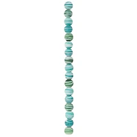 Aqua Mix Round Glass Beads, 12mm by Bead Landing™