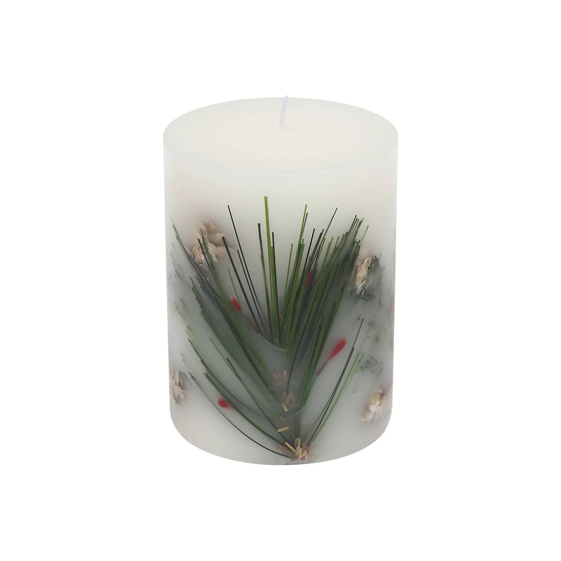 White Twig Santal Embers Scented Pillar Candle by Ashland