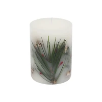 White Twig Santal Embers Scented Pillar Candle by Ashland