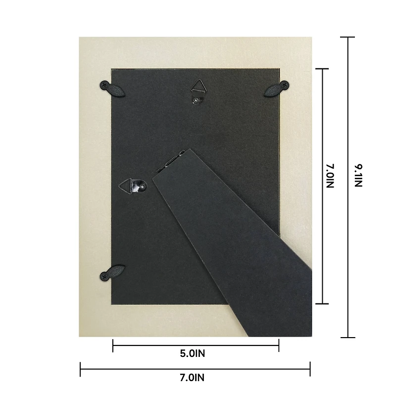 Just Jane 5" x 7" Flocked with Gold Frame by Studio Décor