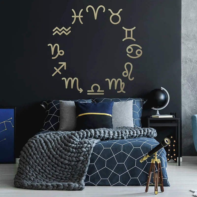 RoomMates Metallic Zodiac Peel & Stick Giant Wall Decals