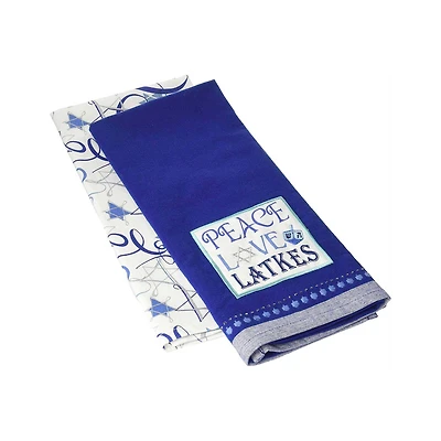 DII® Peace Love Latkes Dishtowel Set