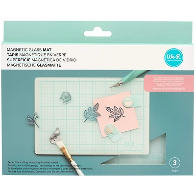 We R Memory Keepers® Magnetic Glass Mats, 3ct.