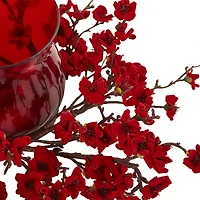 6.5" Plum Blossom Candelabrum Floral Arrangement