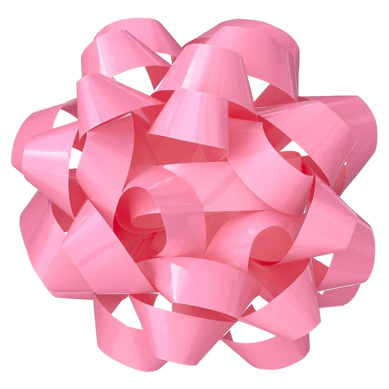 5.75" Pink Lacquer Gift Bow by Celebrate It™