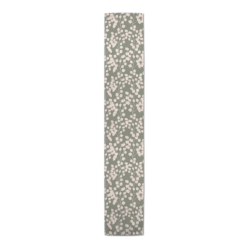 Sage Eucalyptus Cotton Twill Table Runner