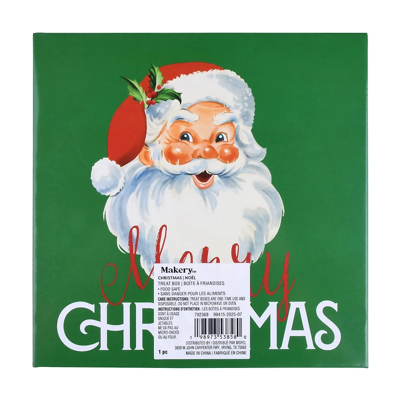 Merry Christmas Treat Box by Makery™