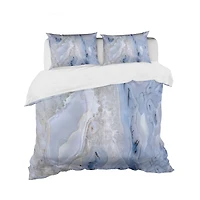 Designart 'Agate Stone Background' Modern & Contemporary Bedding Set