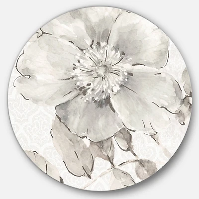 Designart - Indigold Grey Peonies II