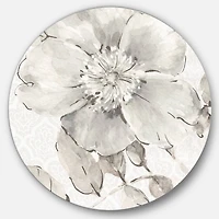 Designart - Indigold Grey Peonies II