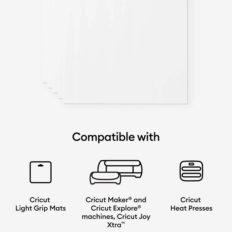 Cricut® US Letter Printable Iron-On For Dark Fabrics, 3ct.