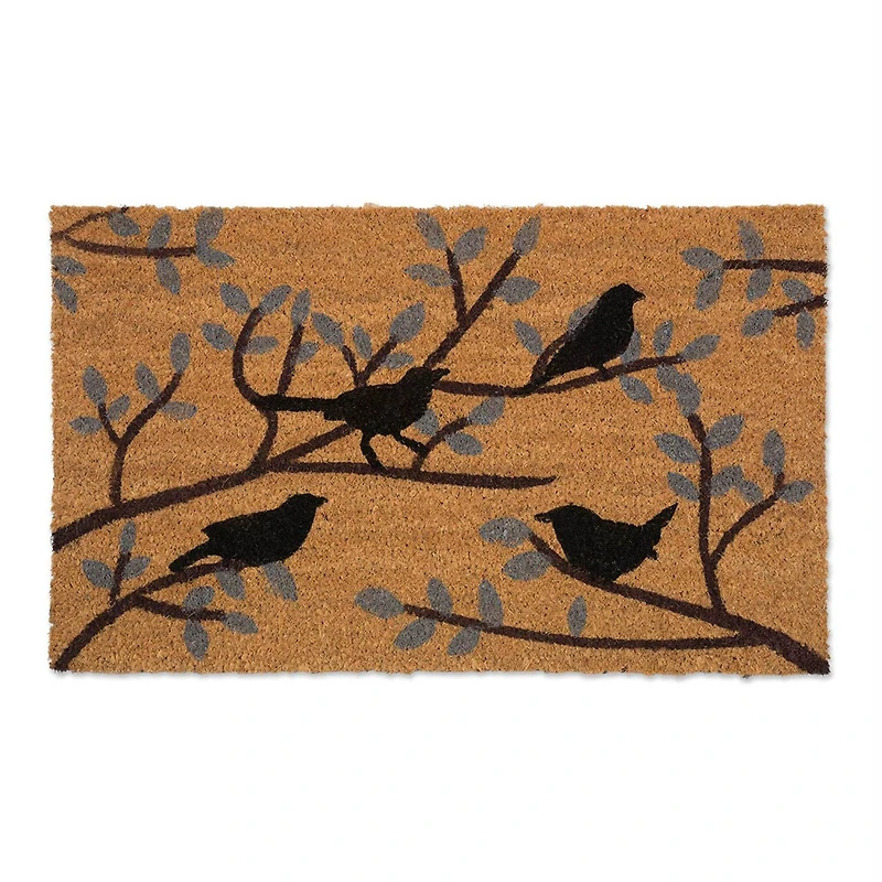 DII® J&M Birds Vinyl Back Coir Doormat