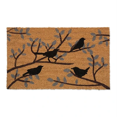 DII® J&M Birds Vinyl Back Coir Doormat