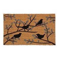 DII® J&M Birds Vinyl Back Coir Doormat