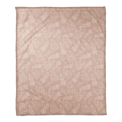 Mother's Day Blush BoBrownicals Coral Fleece Blanket