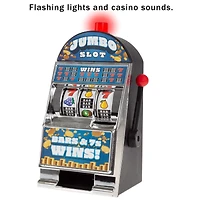 Toy Time Burning 7s Tabletop Slot Machine Coin Bank