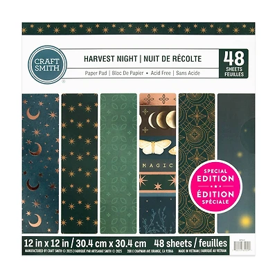 Craft Smith 12" x 12" Harvest Night Paper Pad
