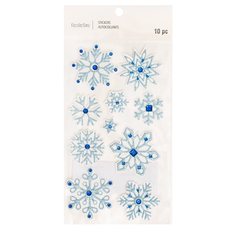 Snowflake Dimensional Stickers by Recollections™