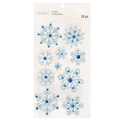 Snowflake Dimensional Stickers by Recollections™