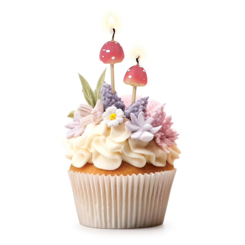 Fred® Woodland Wicks™ Mushroom Party Candles, 10ct.