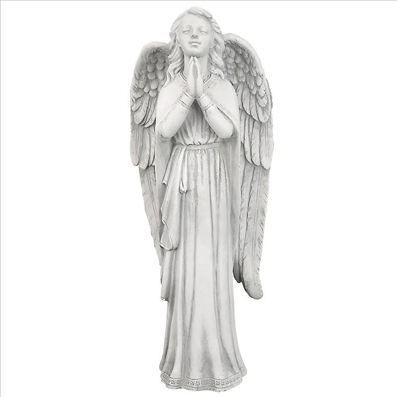 Design Toscano Medium Divine Guidance: Praying Angel Garden Statue