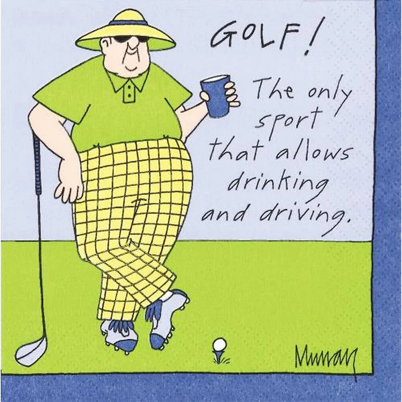 JAM Paper Drinking & Driving Cocktail Napkins, 40ct.